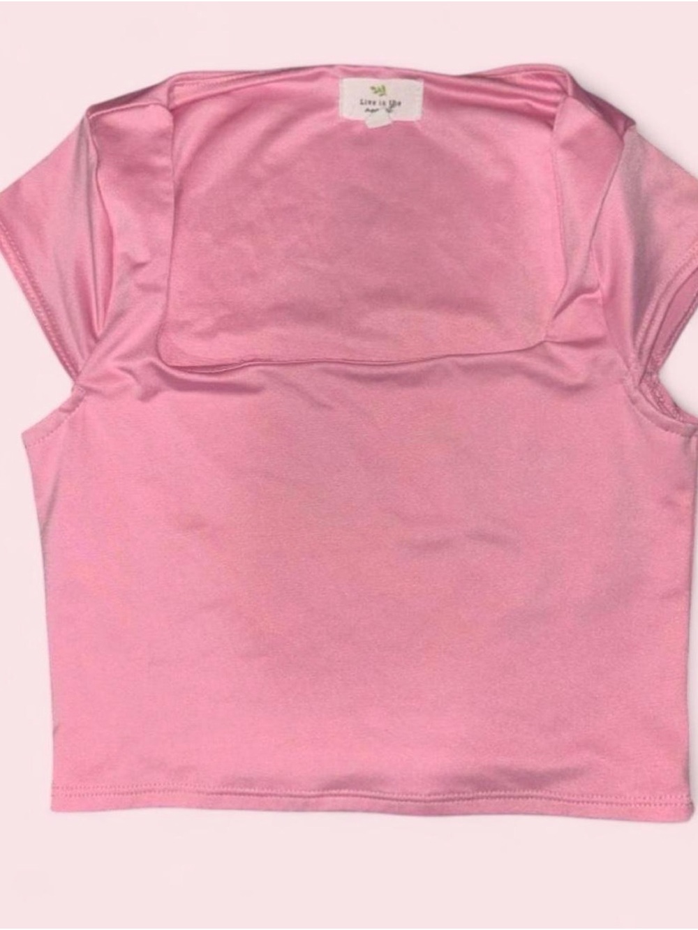 Pink Women's Crop Top